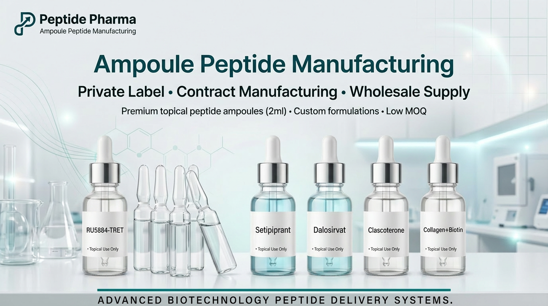 Peptide Pharma Dermal Science Lab Revolutionizes Skincare Manufacturing with Aseptic, Ampoule-Filled Private Label & Contract Services