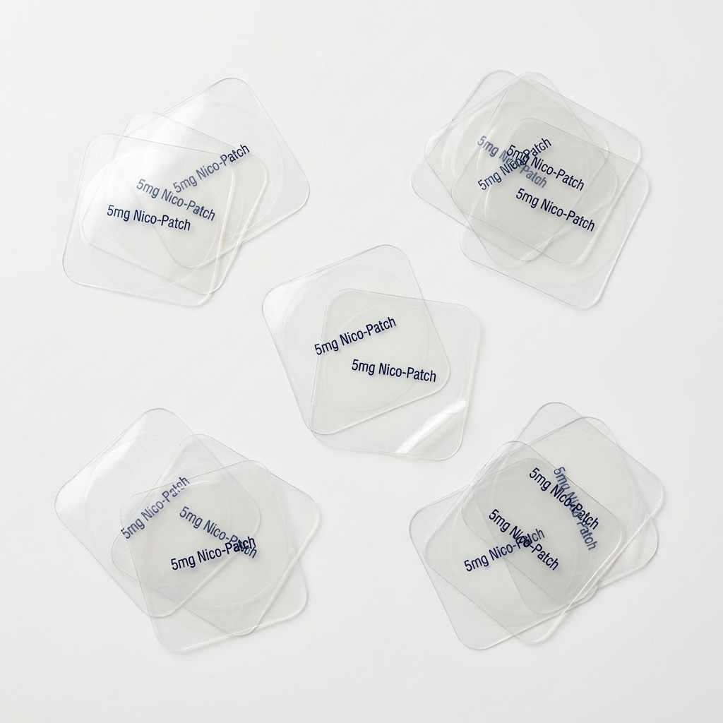 Quit Smoking Aid Nicotine-Free 5mg Maintenance Patch 24 Hour Coverage Transdermal Patch Contract Manufactured