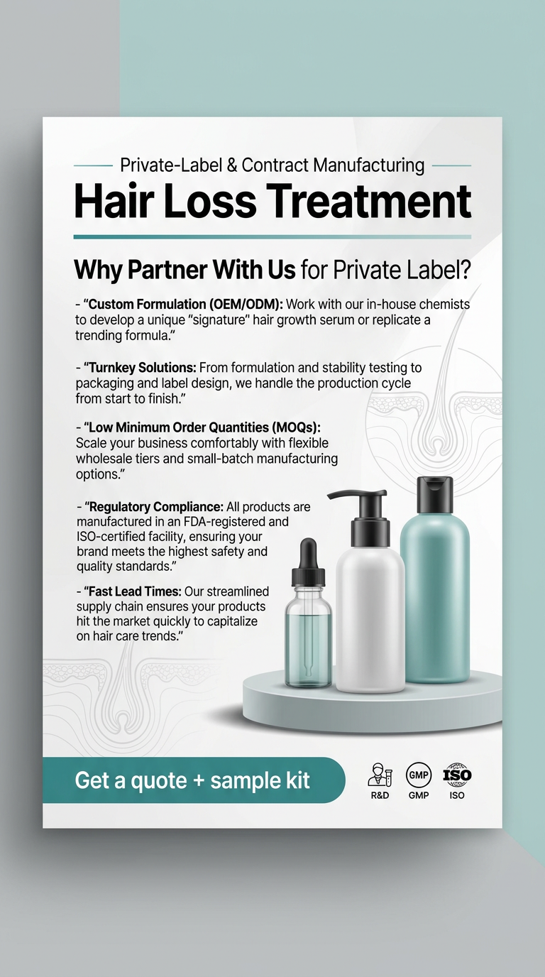 Private Label Hair Loss Product Manufacturing-Customize Your Formula