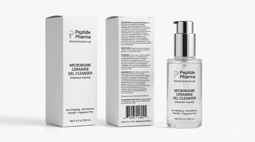 MicroBiome Ceramide Waterless Cleanser Biotic Barrier Ceramide Oil-to-Milk Cleanser 2000 Packs