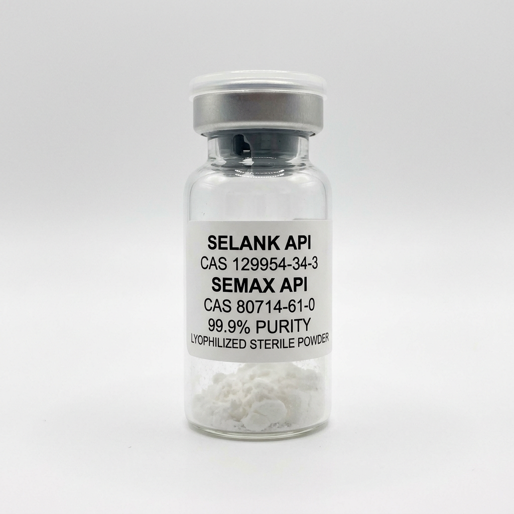 Private Label Custpm Blend Semax 10mg, Selank 10mg, & MOTS-C-10mg Peptide Blend – Pharmaceutical Grade (GMP) RUO 100 Vials