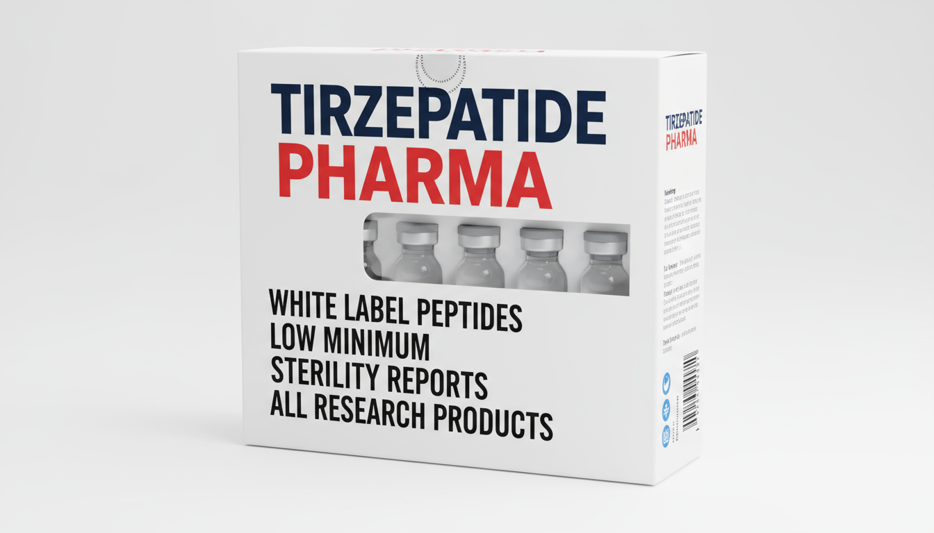 Low Minimum White Label Sterile Peptide Custom Research Products